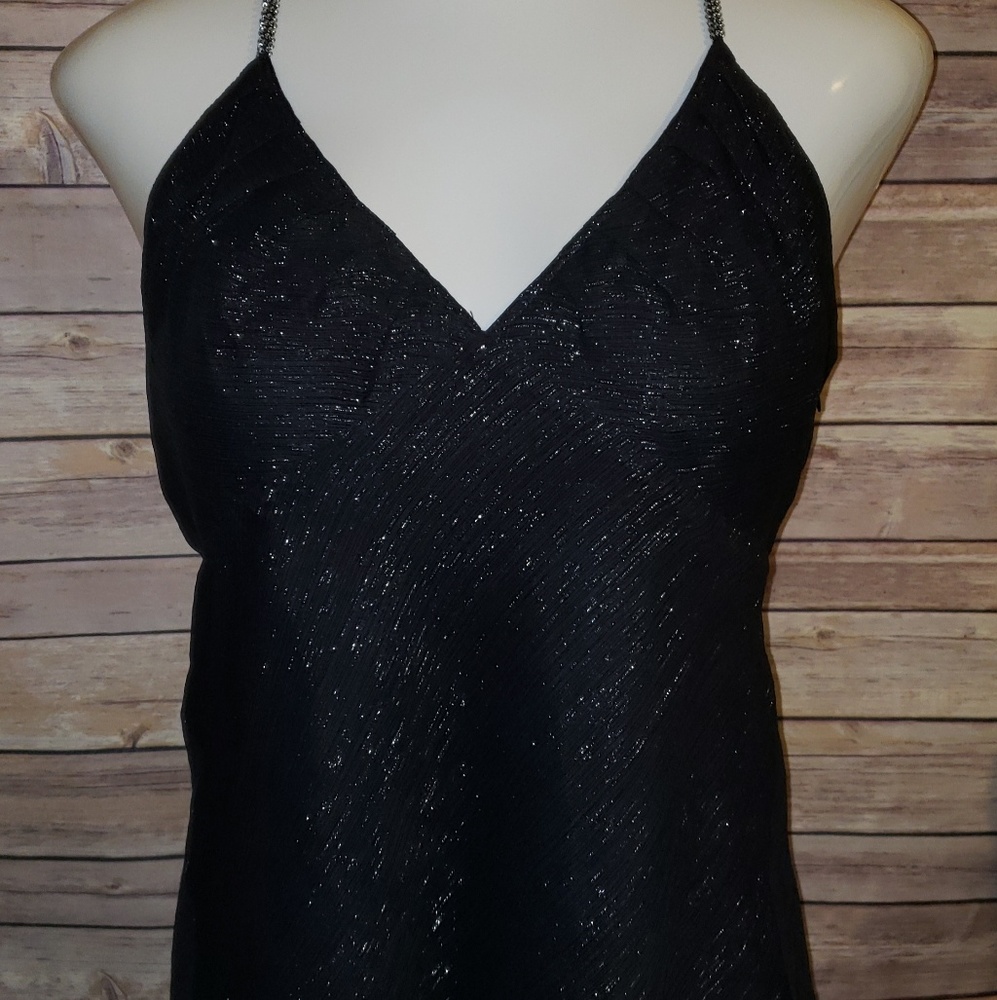 Express Large sparkly halter top tank - Picture 1 of 8